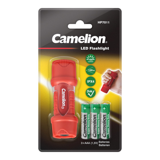 CAMELION HP7011-3R03PBP 1LED Flashlight
BP1
