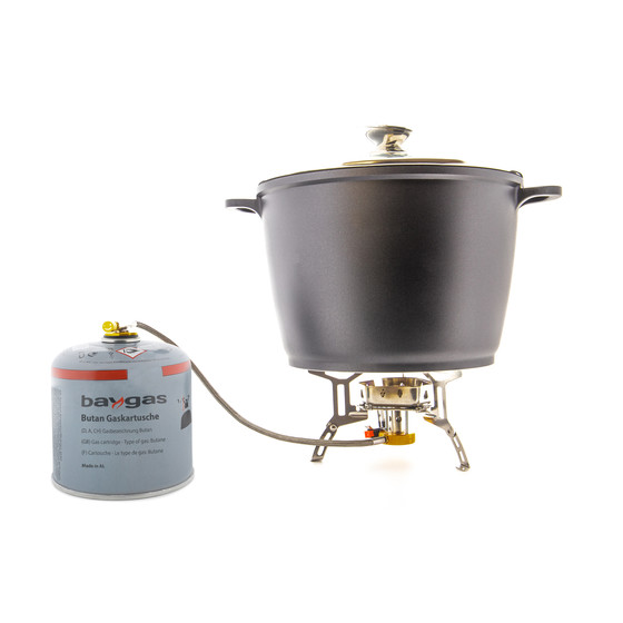 Baygas Butangas 500g mit Schraubverschluss, Gaskartusche Campinggas