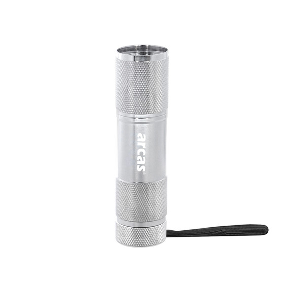 ARCAS 9-LED Taschenlampe silver BP1