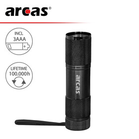 ARCAS 9-LED Taschenlampe black BP1