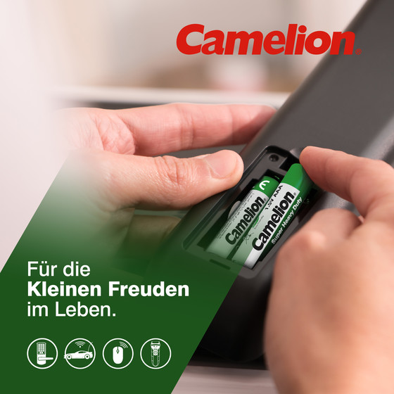 CAMELION Super Heavy Duty Mixset AA/AAA - 120tlg. Bestehend aus 60x AA Mignon + 60x AAA Mikro Batterien