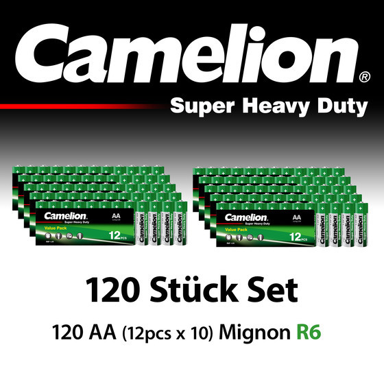 CAMELION Super Heavy Duty Sparset AA - 120tlg.