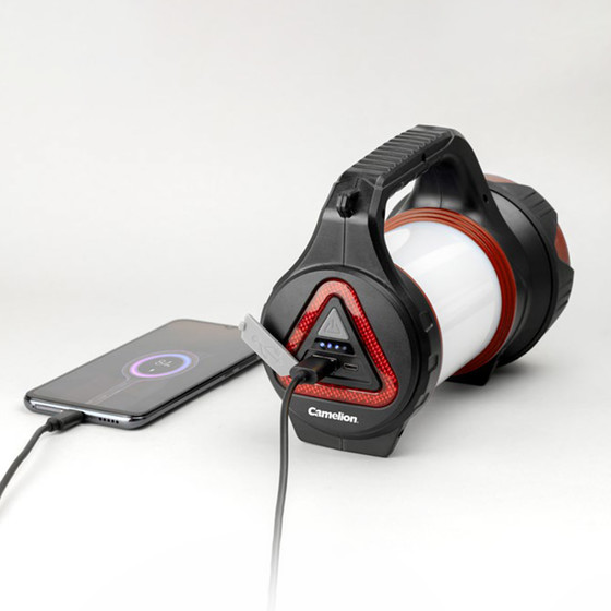 CAMELION RS225 / 10W Hochleistungs-LED Akku-Suchscheinwerfer