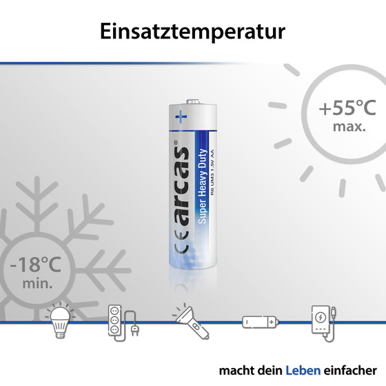 ARCAS R6 / AA / Mignon / 1,5V - SP16 Shrink