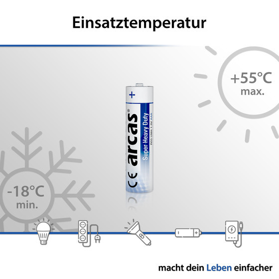 ARCAS R03 / AAA / 1,5V - SP16 Shrink