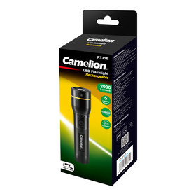 CAMELION Rechargeable flashlight 20W black