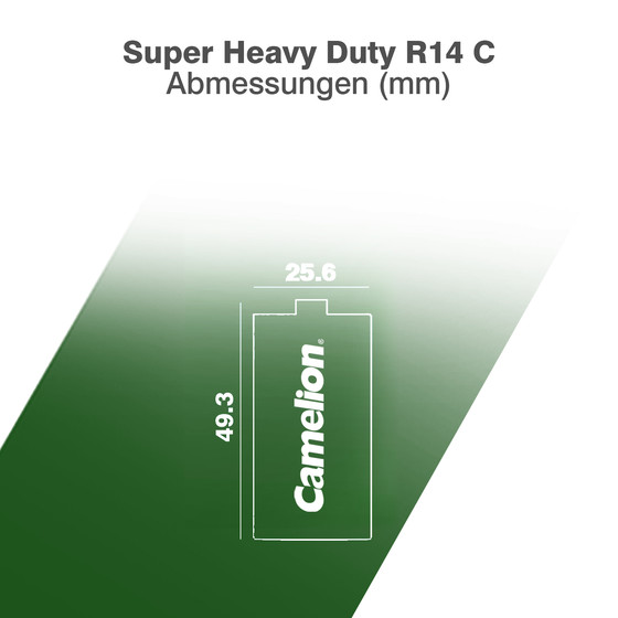 CAMELION R14 / C / Grn / BP2