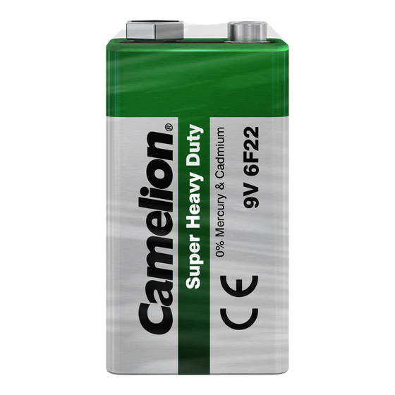 CAMELION 6F22 / 9 Volt Block / Grn / SP1
