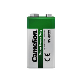 CAMELION 6F22 / 9 Volt Block / Grün / SP1
