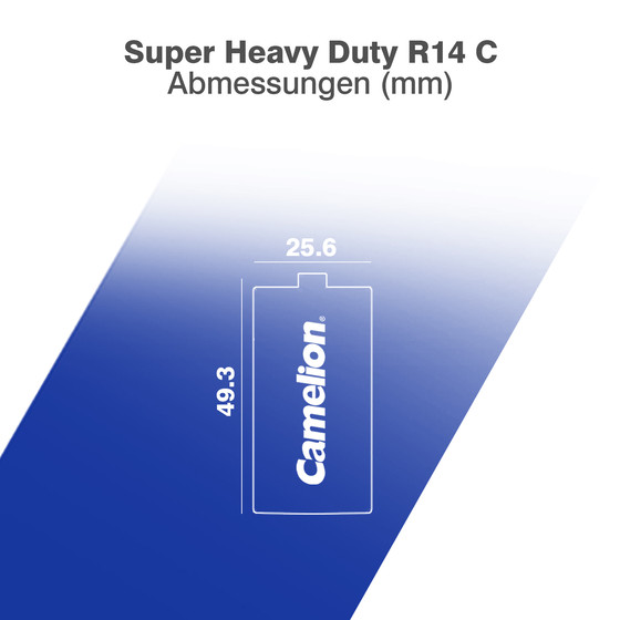 CAMELION R14 / C / Blau / BP2