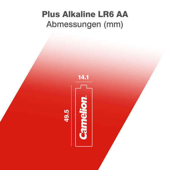 CAMELION Plus Alkaline LR6 / AA / BP12 (8+4 FREE)