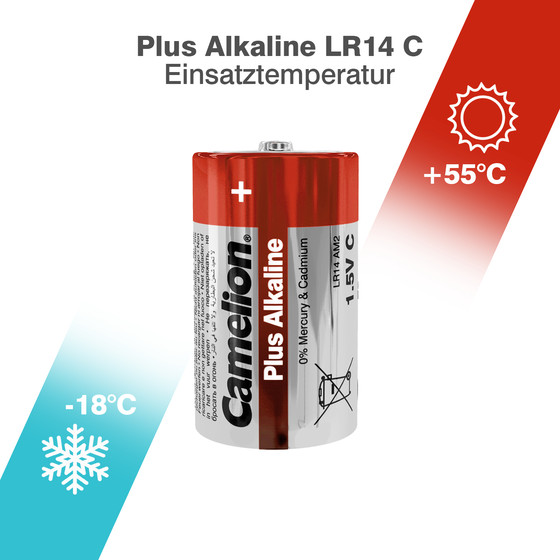 CAMELION Plus Alkaline LR14 / C / BP2