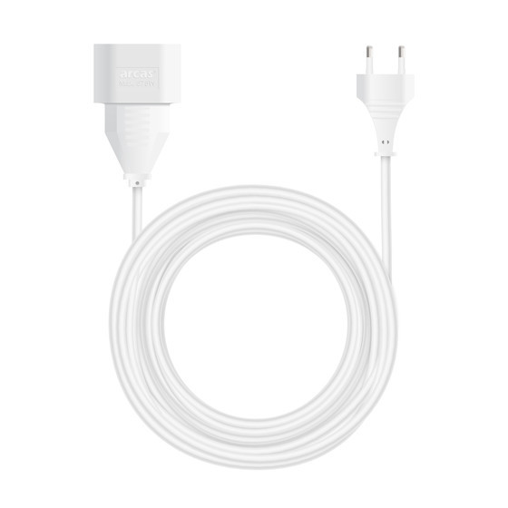 ARCAS 5m Euro extension cable 5m
white