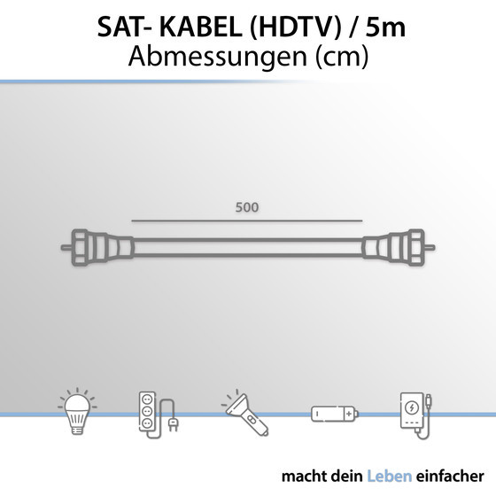 ARCAS SAT- KABEL (HDTV) / 5m