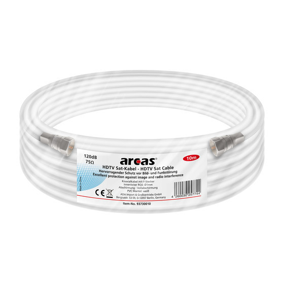 ARCAS HDTV SAT cable 10m