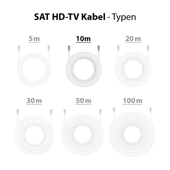 ARCAS SAT- KABEL (HDTV)/ 10m