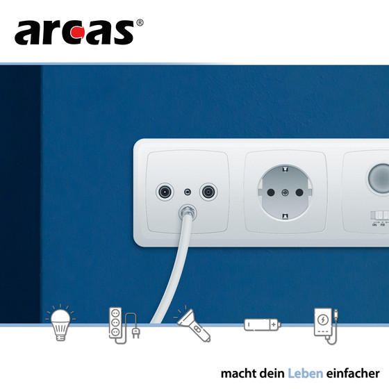 ARCAS HDTV SAT cable 20m