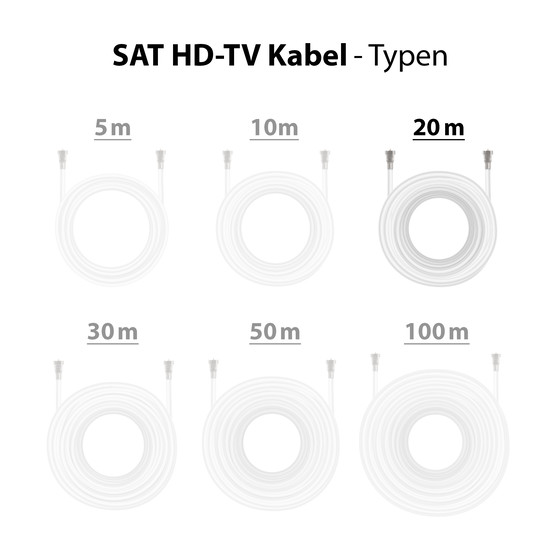 ARCAS SAT- KABEL (HDTV)/ 20m