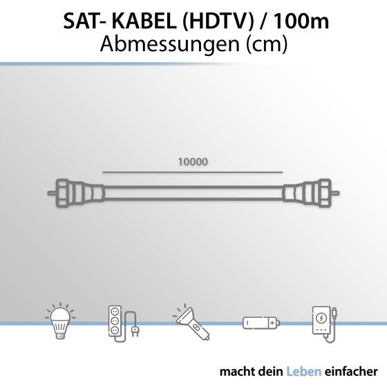 ARCAS HDTV SAT cable 100m