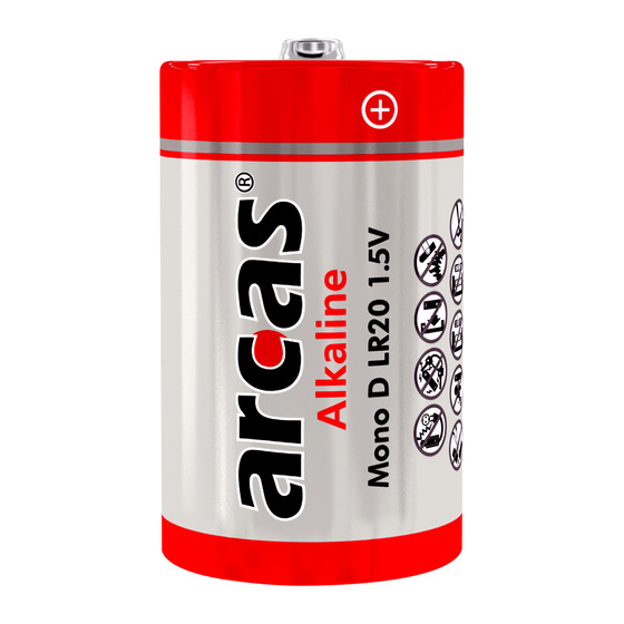 ARCAS LR20 / D / Mono / 1,5V - BP2