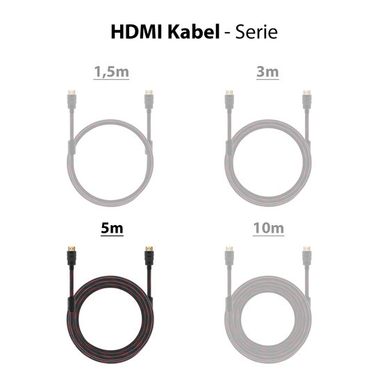 ARCAS HDMI cable 5m
1pcs polyblister
