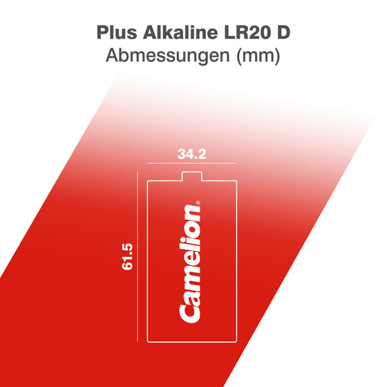 CAMELION Plus Alkaline LR20 / D / BP2