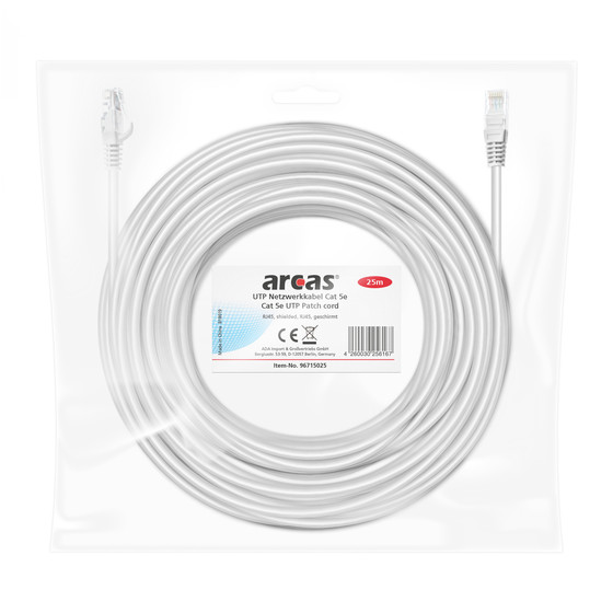 ARCAS Netzwerkkabel Cat 5e UTP / 25m