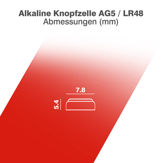 CAMELION Alkaline AG5 / LR48 / LR754 / 393 / BP10