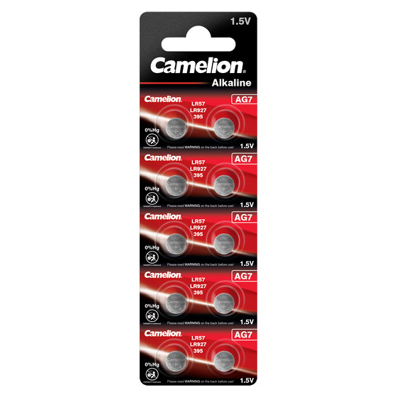 CAMELION Alkaline AG7 / LR57 / LR927 / 395 / BP10