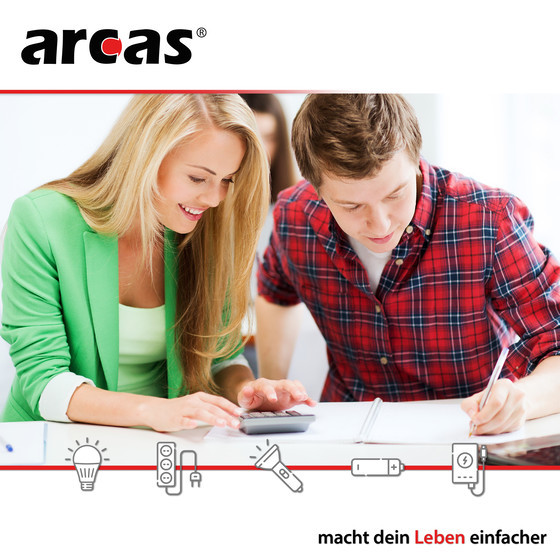 ARCAS Alkaline AG Knopfzellenset 40tlg. (8xAG1, 8xAG3, 8xAG4, 4xAG5, 4xAG12, 8xAG13)