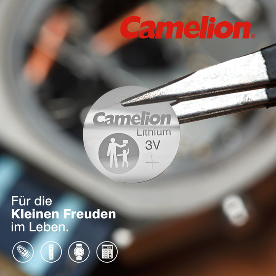 CAMELION Lithium CR Knopfzellen Set 6-tlg.: 2x CR2032, 2x CR2025, 2x CR2016