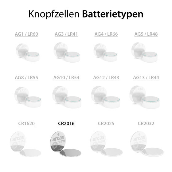 ARCAS
Lithium Button cell CR2016
BP5