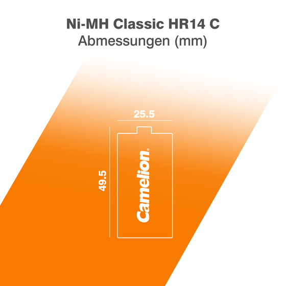 CAMELION Ni-MH HR14 C 3500mA
BP2