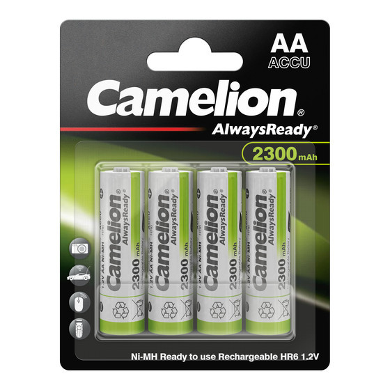 CAMELION NI-MH Always Ready HR6 / AA / 2300mAh / BP4
