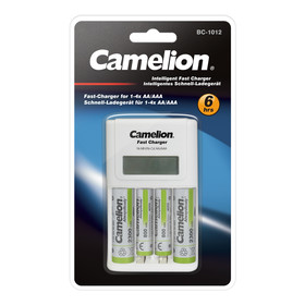 CAMELION Fast Charger BC-1012 with batteries
BP1