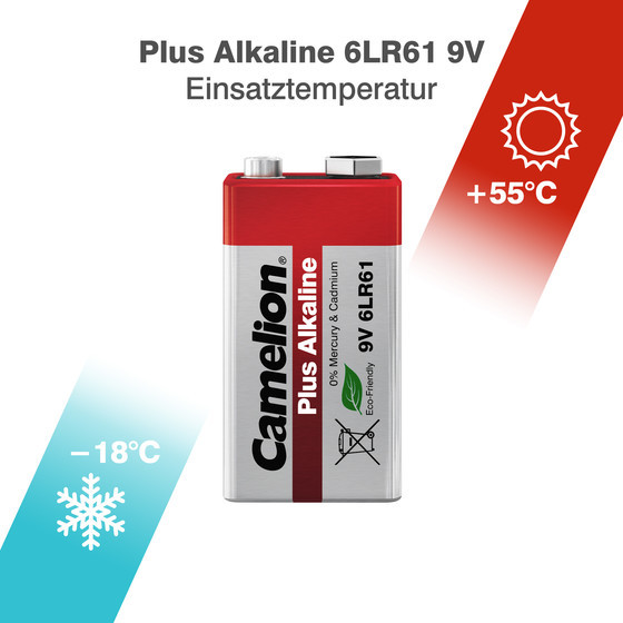 CAMELION Plus ALKALINE 6LR61 SP1