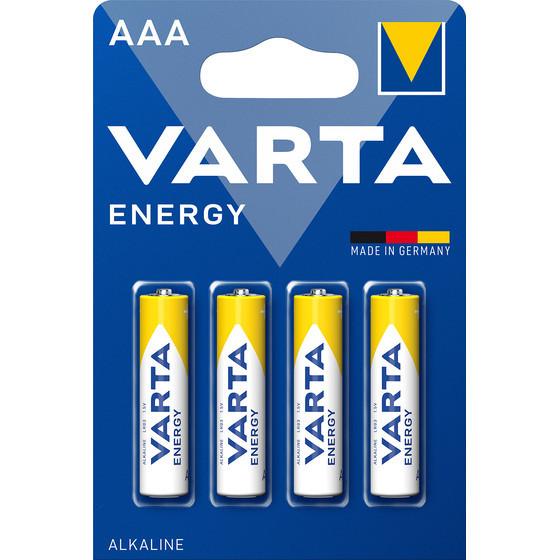VARTA Energy Alkaline LR03 / Micro / AAA / BP4
