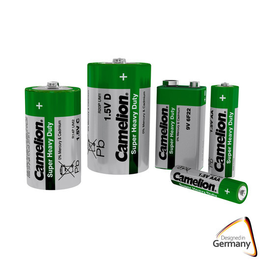 Camelion Sparset 25-tlg. Zink Kohle Gr�n