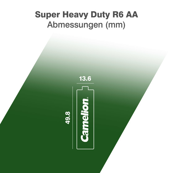 CAMELION Super Heavy Duty Green AA/R6
BP4