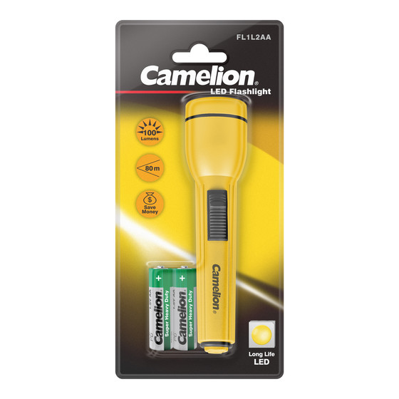 CAMELION FL1L2AA2R6P Flashlight
BP1
