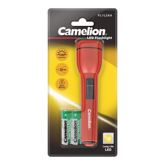 CAMELION FL1L2AA2R6P Flashlight
BP1