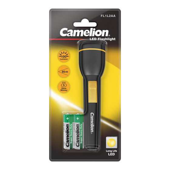 CAMELION FL1L2AA2R6P Flashlight
BP1