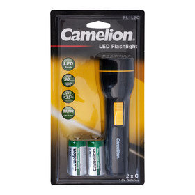 CAMELION FL1L2CB2R14P LED Taschenlampe mittel inkl. 2 x...