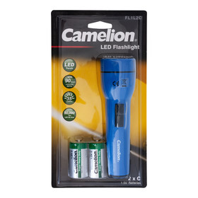CAMELION FL1L2CB2R14P LED Taschenlampe mittel inkl. 2 x...