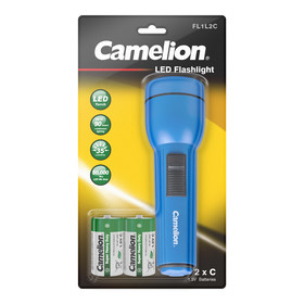 CAMELION FL1L2CB2R14P LED Taschenlampe mittel inkl. 2 x...