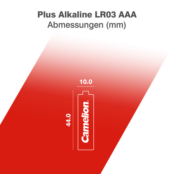 CAMELION Plus Alkaline LR03 / AAA / SP10 / 20 x 10er Shrinks Display