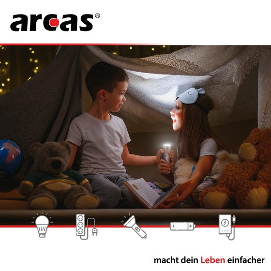 ARCAS
9 LED Aluminum Flashlight