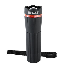 ARCAS 1 Watt Zoom LED Kunststoff Taschenlampe