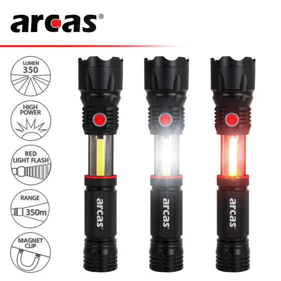 ARCAS
3-in-1 LED Flashlight
