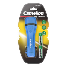 CAMELION PT1L2AA-2R6PBP 1LED gummierte Taschenlampe